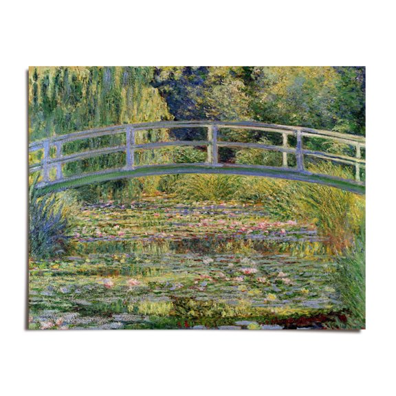 The Waterlily Pond with the Japanese Bridge - Claude Monet - 8.5x11 - Wall Art Print - UNFRAMED