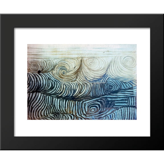 The Wave 20x24 Framed Art Print by Pasmore, Victor