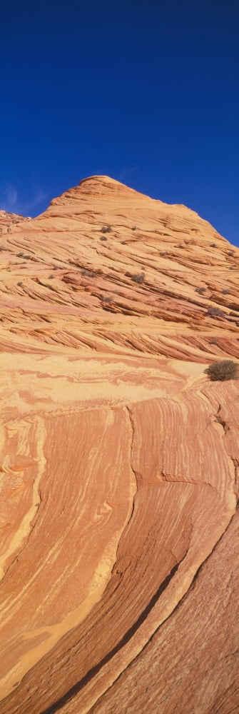 The Wave Sandstone Formation Kenab Utah Canvas Art - Panoramic Images (27 x 9)