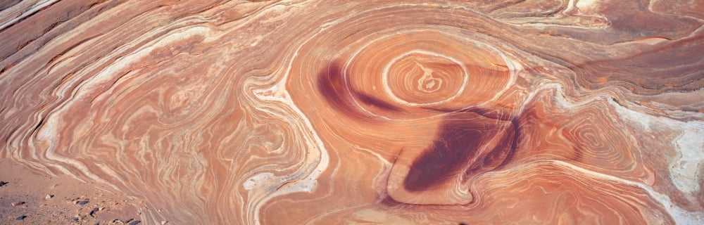 The Wave Sandstone Formation Kenab Utah Canvas Art - Panoramic Images (27 x 9)
