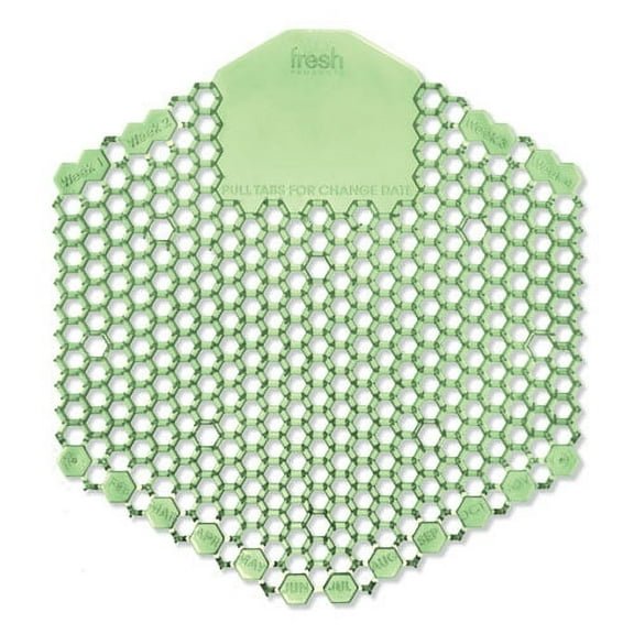 The Wave Urinal Deodorizer, Urinal Screens, Herbal Mint Scent, 58 G, 10/box, 6 Boxes/carton | Bundle of 5 Cartons