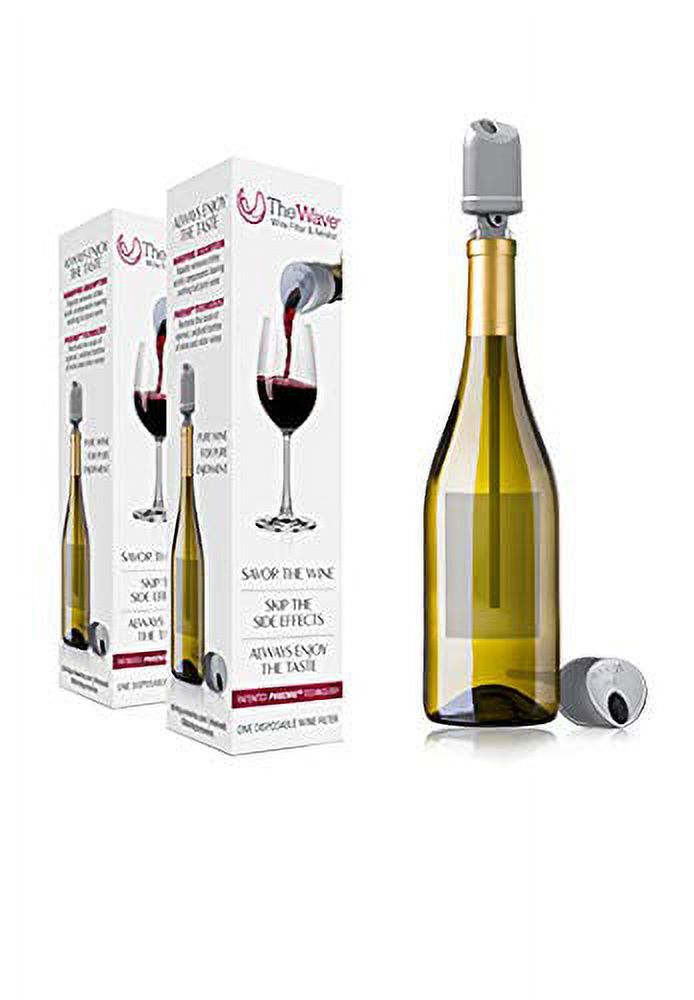 The Wave Wine Filter & Aerator by PureWine No More Wine Headaches