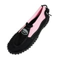 thumbnail image 1 of The Wave Women's Pool Beach Yoga Dance Excersise Aqua Socks Water Shoes 37072-6B(M)US light pink, 1 of 2
