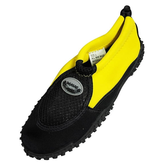 The Wave Women's Pool Beach Yoga Dance Excersise Aqua Socks Water Shoes 37073-5B(M)US yellow