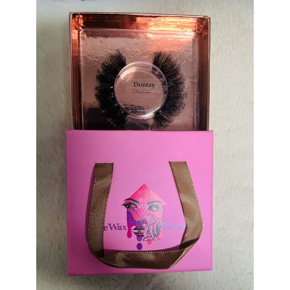 The Wax House - "Dontay" False Eyelashes, 1 Pair