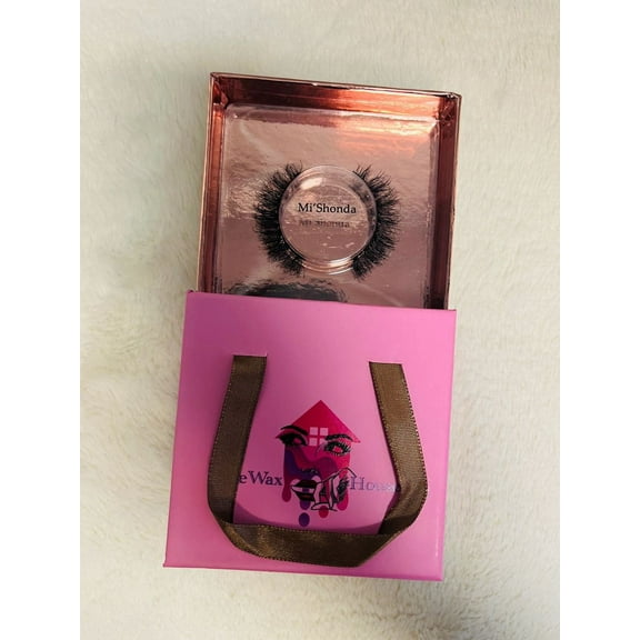 The Wax House - "MiShonda" False Eyelashes, 1 Pair