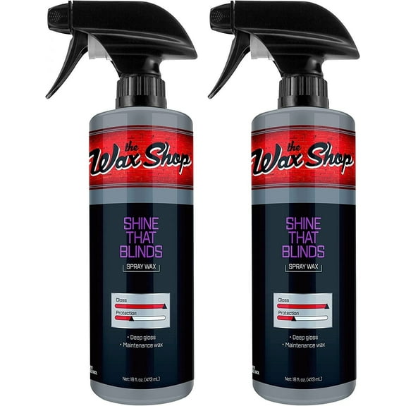 The Wax Shop 50962 Shine That Blinds Spray Wax - 16oz, 2 Pack