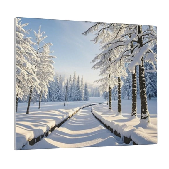 The Way Cuadros Decorativos Para Sala For Living Room Bedroom Kitchen Office Home Decor 16 X 20 Winter Landscape Canvas Paintings
