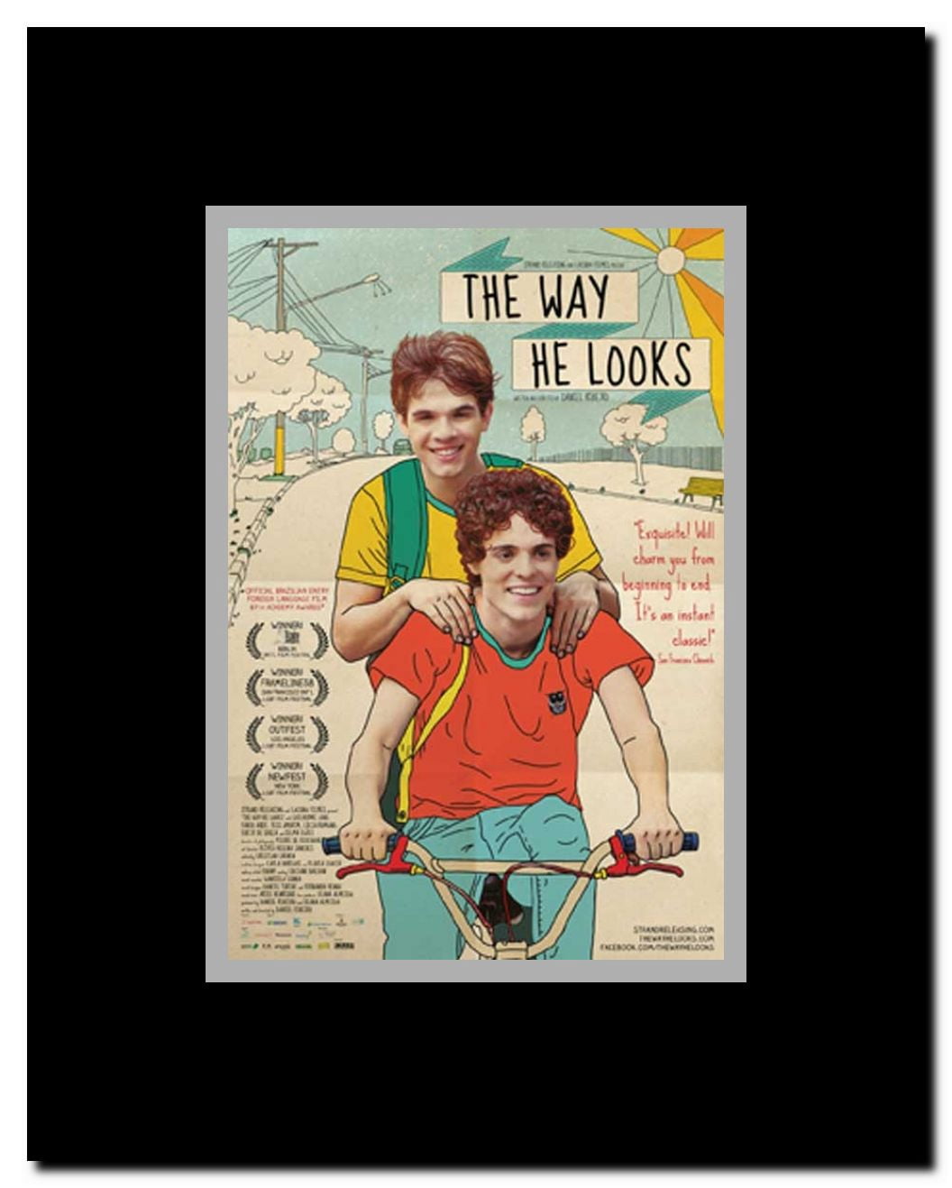 The Way He Looks Framed Movie Poster