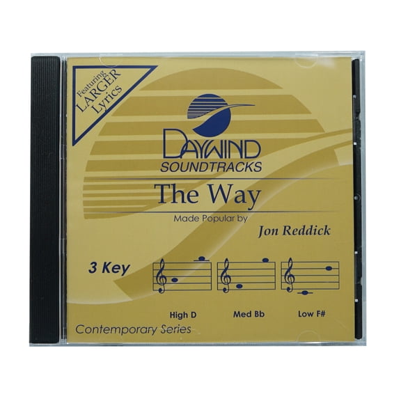 The Way Made Popular by Jon Reddick NEW CD Accompaniment