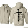 thumbnail image 1 of The Way The Truth The Life Christian Hoodie – Bold Nail Cross Graphic, Bible Verse Inspired Design, Comfortable Faith Apparel for Men & Women, 1 of 6
