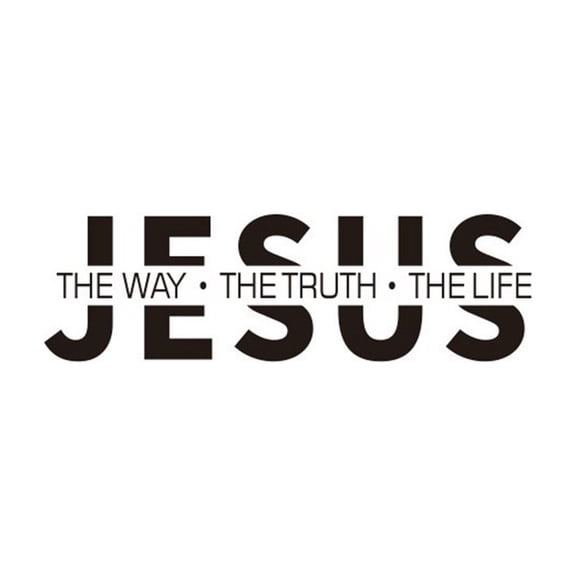 The Way The Truth Vinyl Decal Sticker Waterproof Religious For Car Window Bumper Faithful Believers Plastic