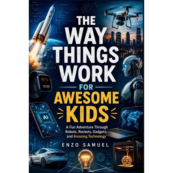 The Way Things Work for Awesome Kids: A Fun Adventure Through Robots, Rockets, Gadgets, and Amazing Technology, (Paperback)