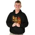 thumbnail image 1 of The Way Truth Life Christian Cross Unisex Plus Fleece Graphic Hoodie Brisco Brands 5X, 1 of 5
