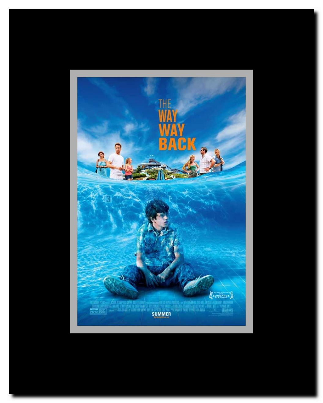 The Way Way Back Framed Movie Poster
