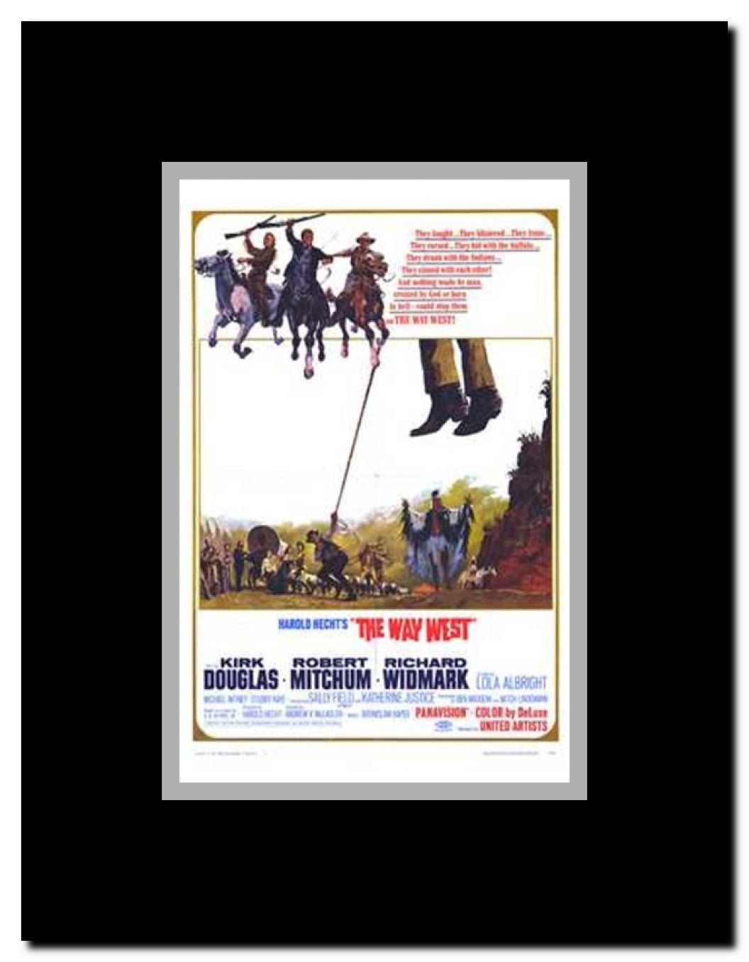 The Way West Framed Movie Poster