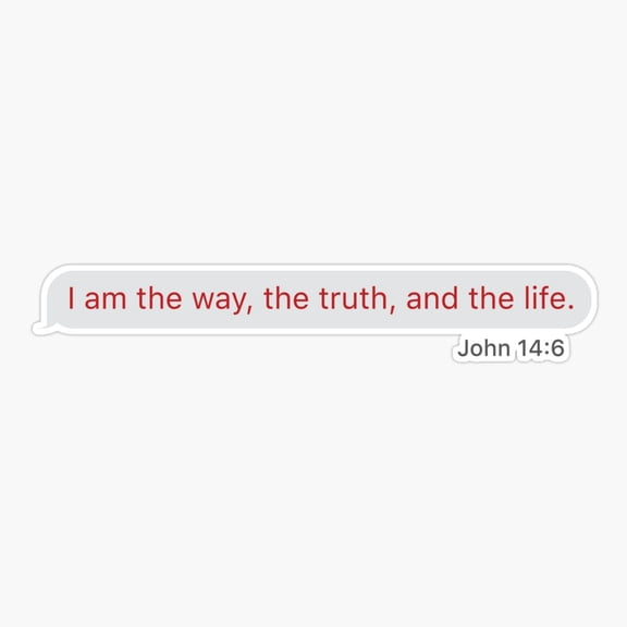 The Way bubble text Sticker