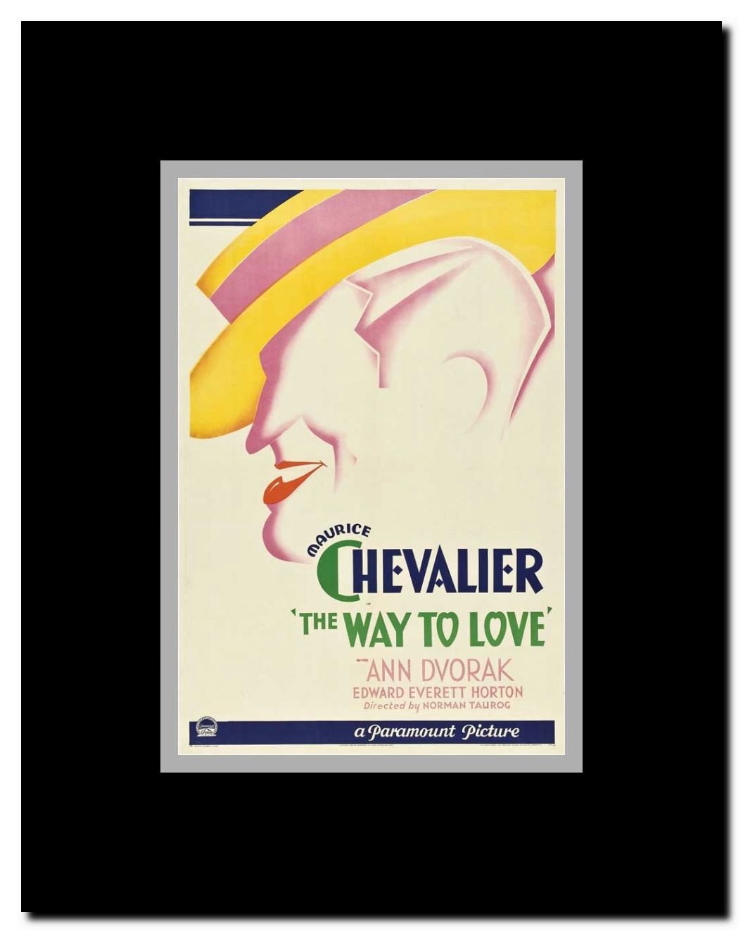 The Way to Love Framed Movie Poster