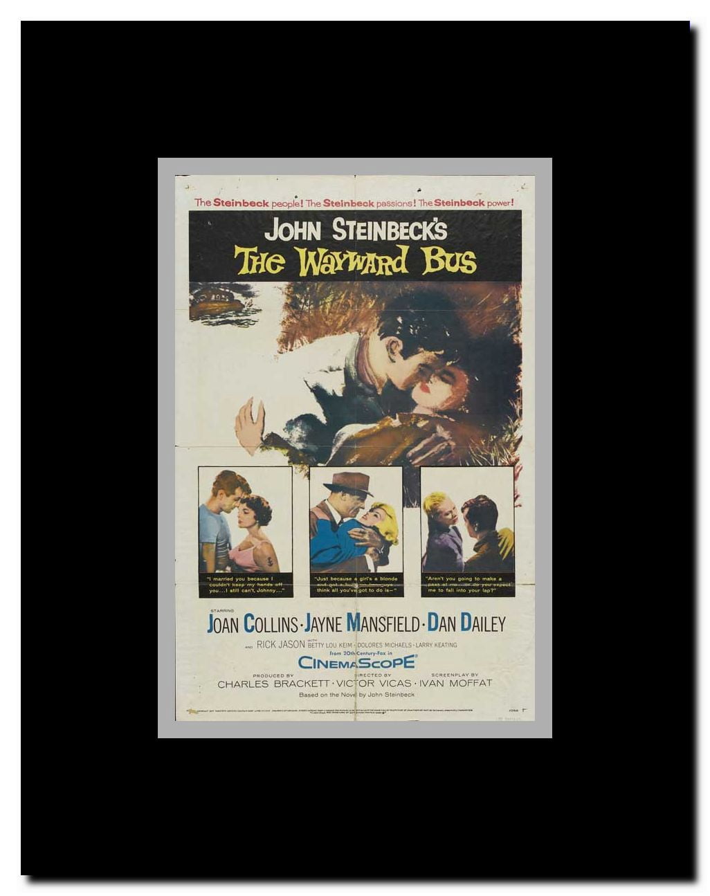 The Wayward Bus Framed Movie Poster