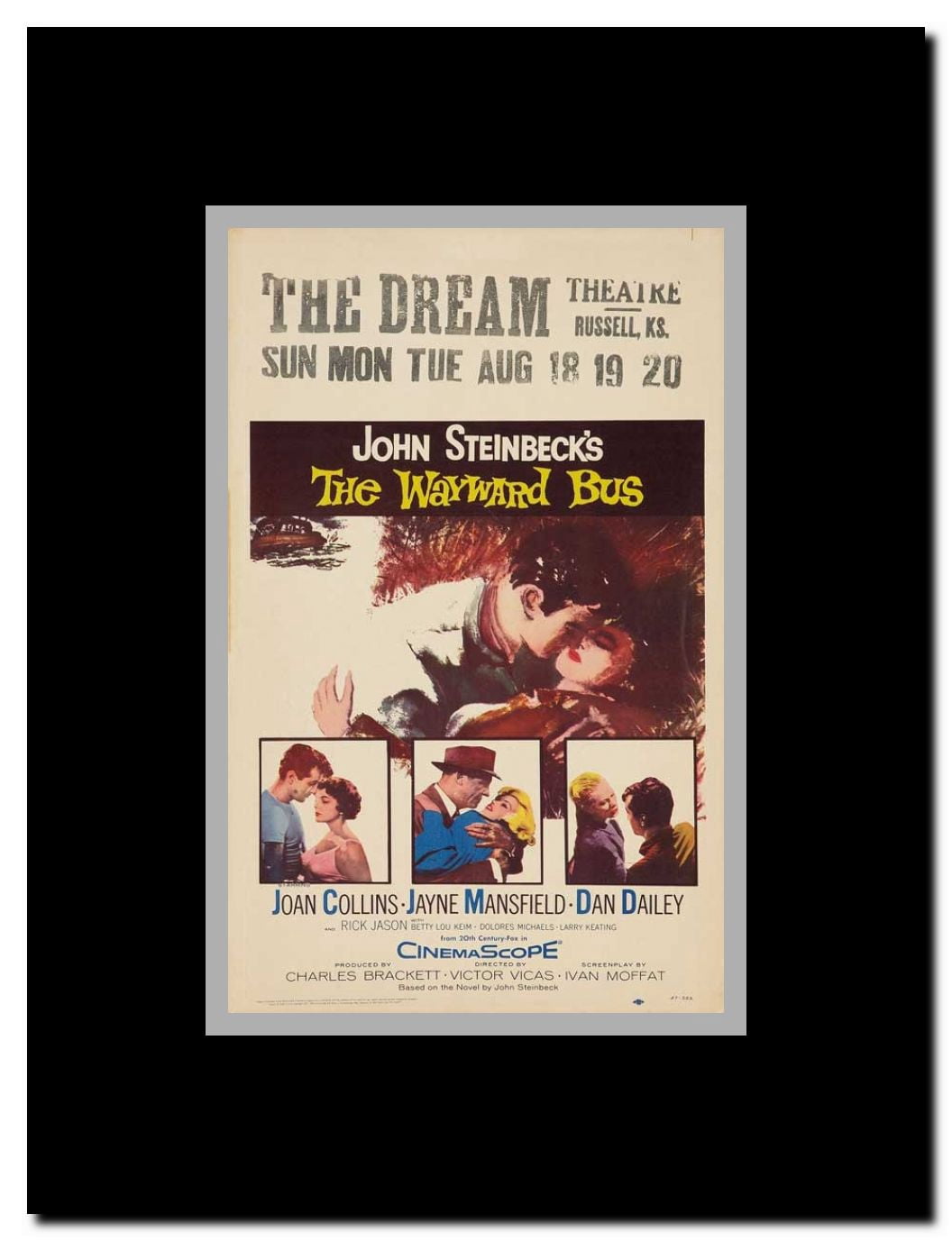 The Wayward Bus Framed Movie Poster