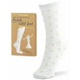 thumbnail image 1 of Pavilion Gift Company - Bride - Gold - Ladies Cotton Blend Sock, 1 of 8