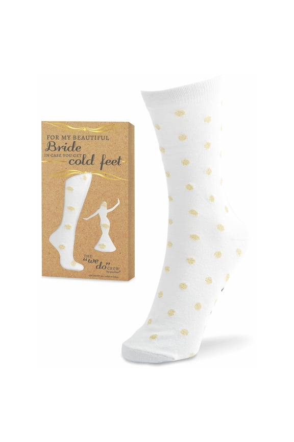 Company - Bride - Gold - Ladies Cotton Blend Sock