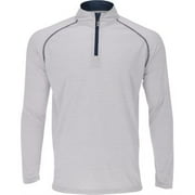 The Weather Company Golf Activewear Long Sleeve Jersey Pullover White/True Navy Small