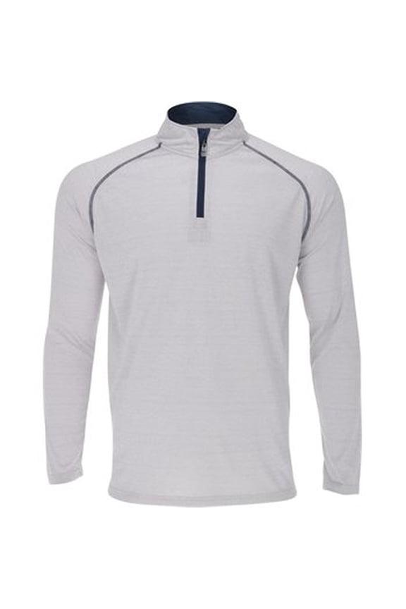 The Weather Company Golf Activewear Long Sleeve Jersey Pullover White/True Navy Small