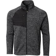 The Weather Company Golf Full Zip Knit Jacket Black Small Black Small