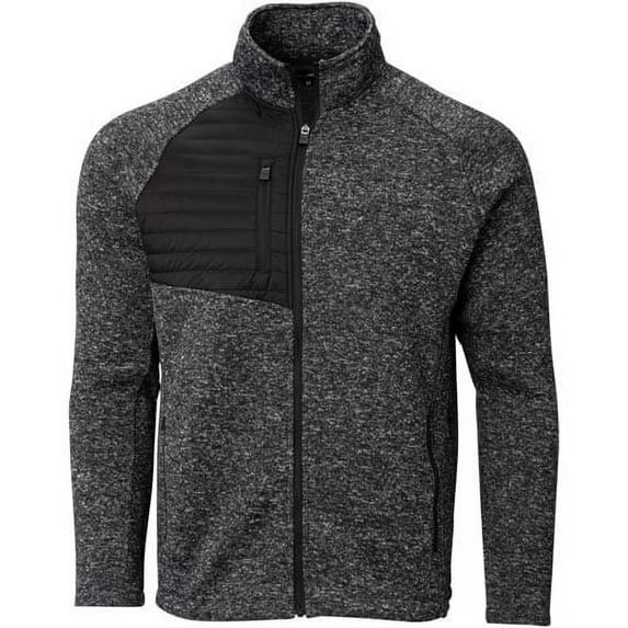 The Weather Company Golf Full Zip Knit Jacket Black XXL Black XXL