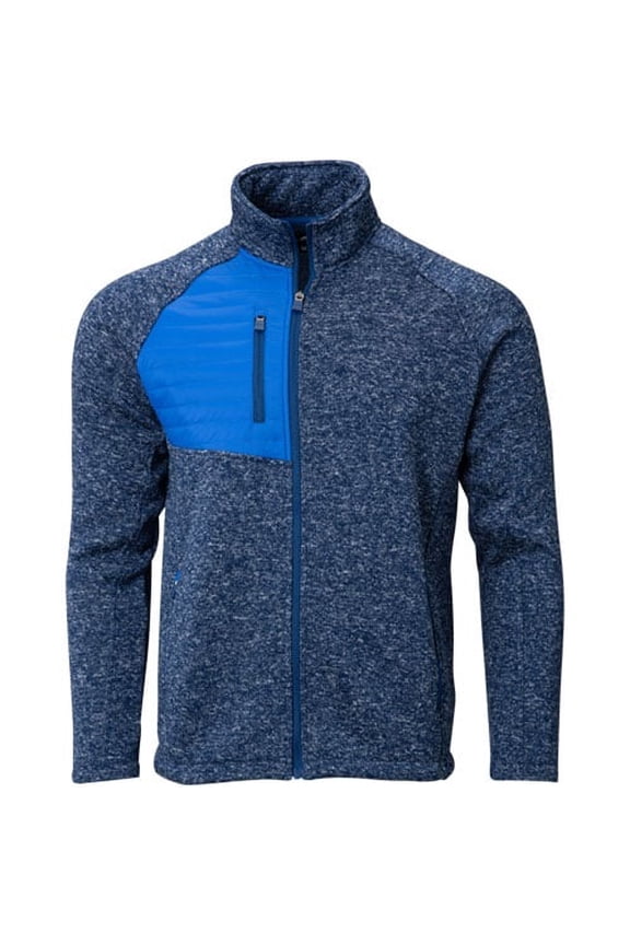 The Weather Company Golf Full Zip Knit Jacket Navy Small Navy Small