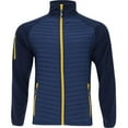 thumbnail image 1 of The Weather Company Golf Full Zip Quilted Jacket Navy/Yellow Small Navy/Yellow Small, 1 of 2