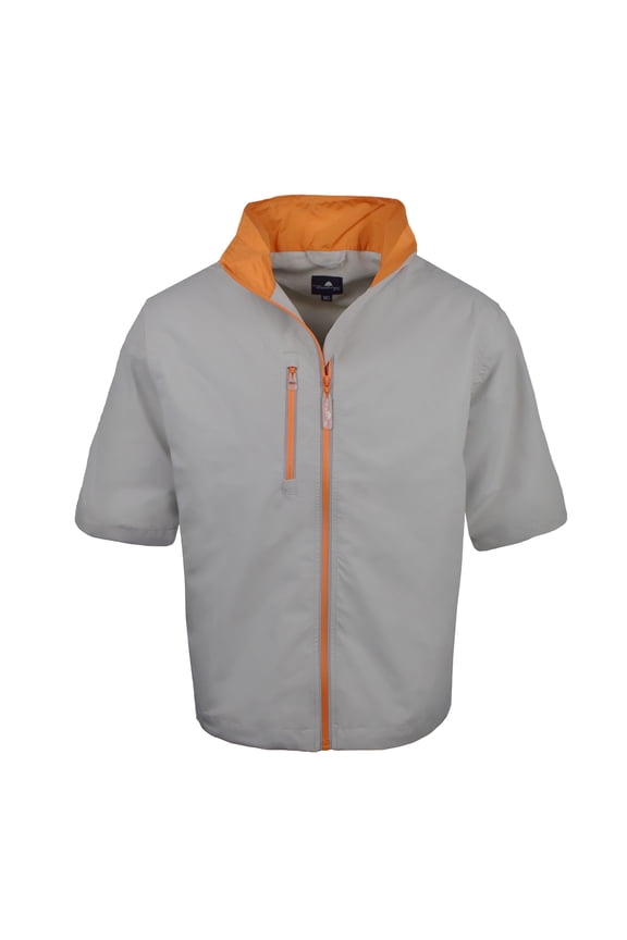 The Weather Company Golf Short Sleeve Jacket Sand/Orange Small