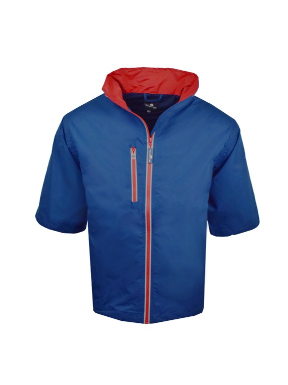 The Weather Company Golf Short Sleeve Jacket True Navy/Red Small