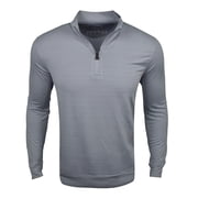 The Weather Company Golf Variegated Activewear 1/4 Zip Pullover Gray Extra Large