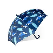 The Weather Station Children's Printed Stick Umbrella with Curved Handle