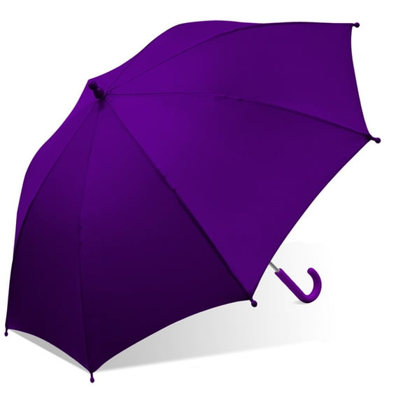 The Weather Station Children's Stick Umbrella with Curved Handle