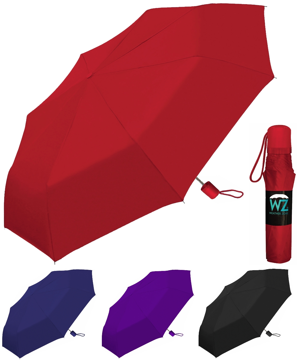 The Weather Station Super Mini Oversize Manual Umbrella Style 801, 1.0 CT - image 1 of 3