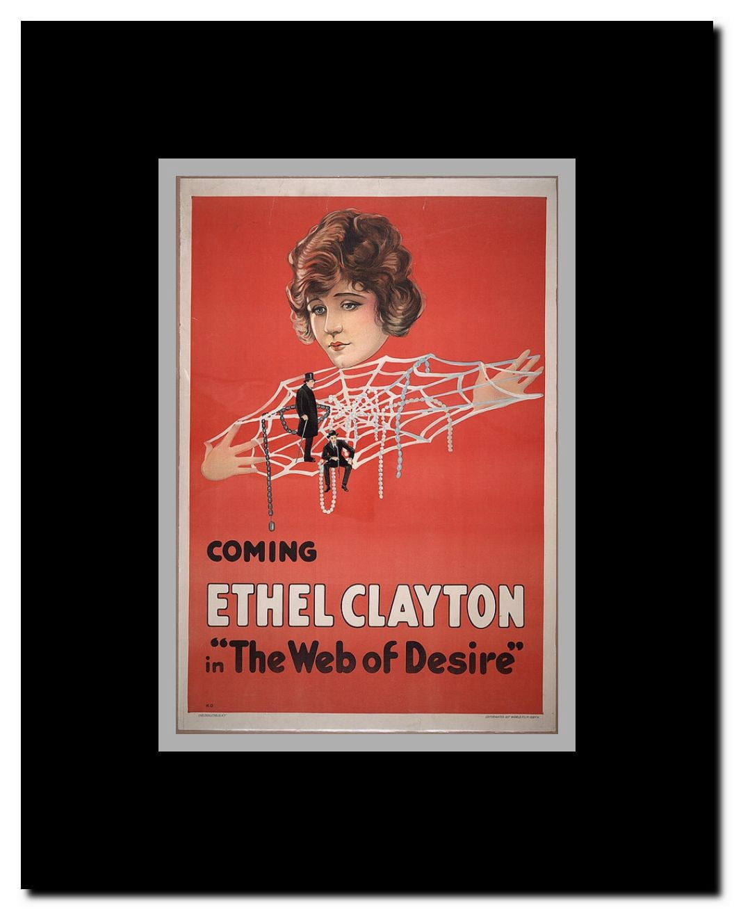 The Web of Desire Framed Movie Poster