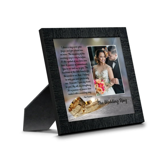The Wedding Ring, Gift for Bride and Groom, Wedding Gift Picture Frame, 6418CH