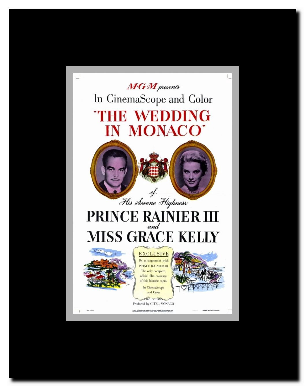 The Wedding in Monaco Framed Movie Poster