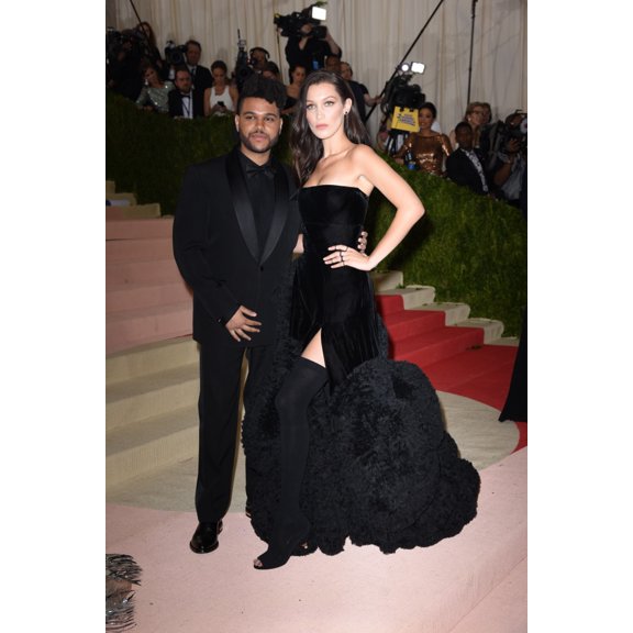 The Weeknd Bella Hadid At Arrivals For Manus X Machina Fashion In An Age Of Technology Opening Night