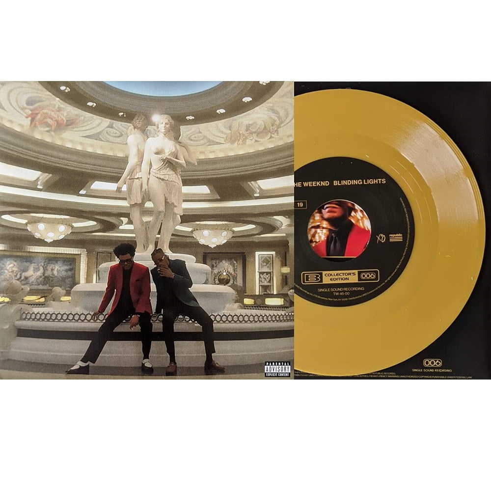 Heartless / Blinding Lights - Exclusive Limited Edition Gold Colored 7'  Vinyl LP (008 Collectors Edition)