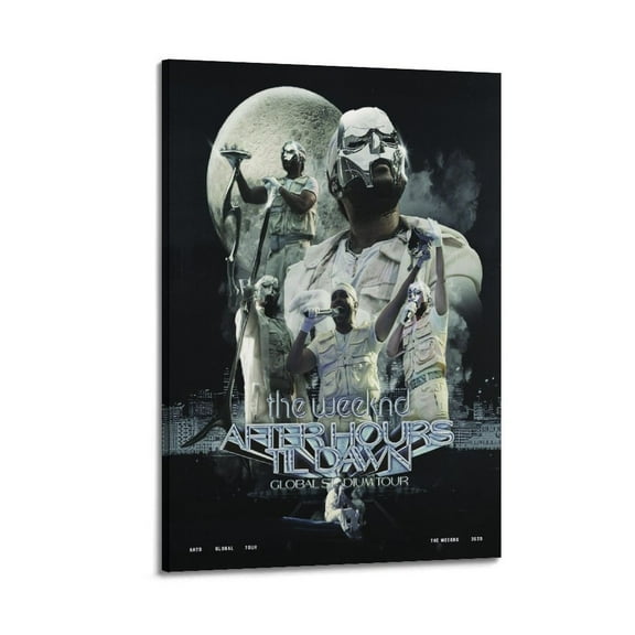 The Weeknd after Hours Tildawn Anime Star Music Picture Wall Art Painting Canvas Posters Artworks Gift Room Aesthetic