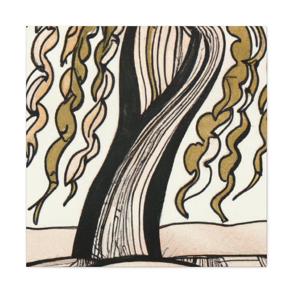 "The Weeping Willow Tree" - Canvas