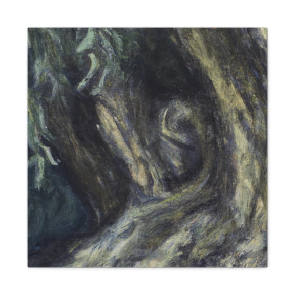The Weeping Willow Tree - Canvas