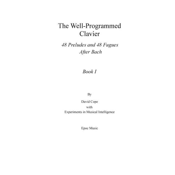 The Well-Programmed Clavier (Paperback)