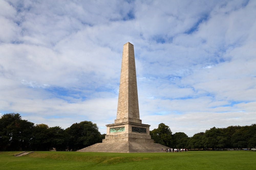 The Wellington Monument obelisk The Phoenix Park Dublin Ireland Canvas Art - Panoramic Images (36 x 12)