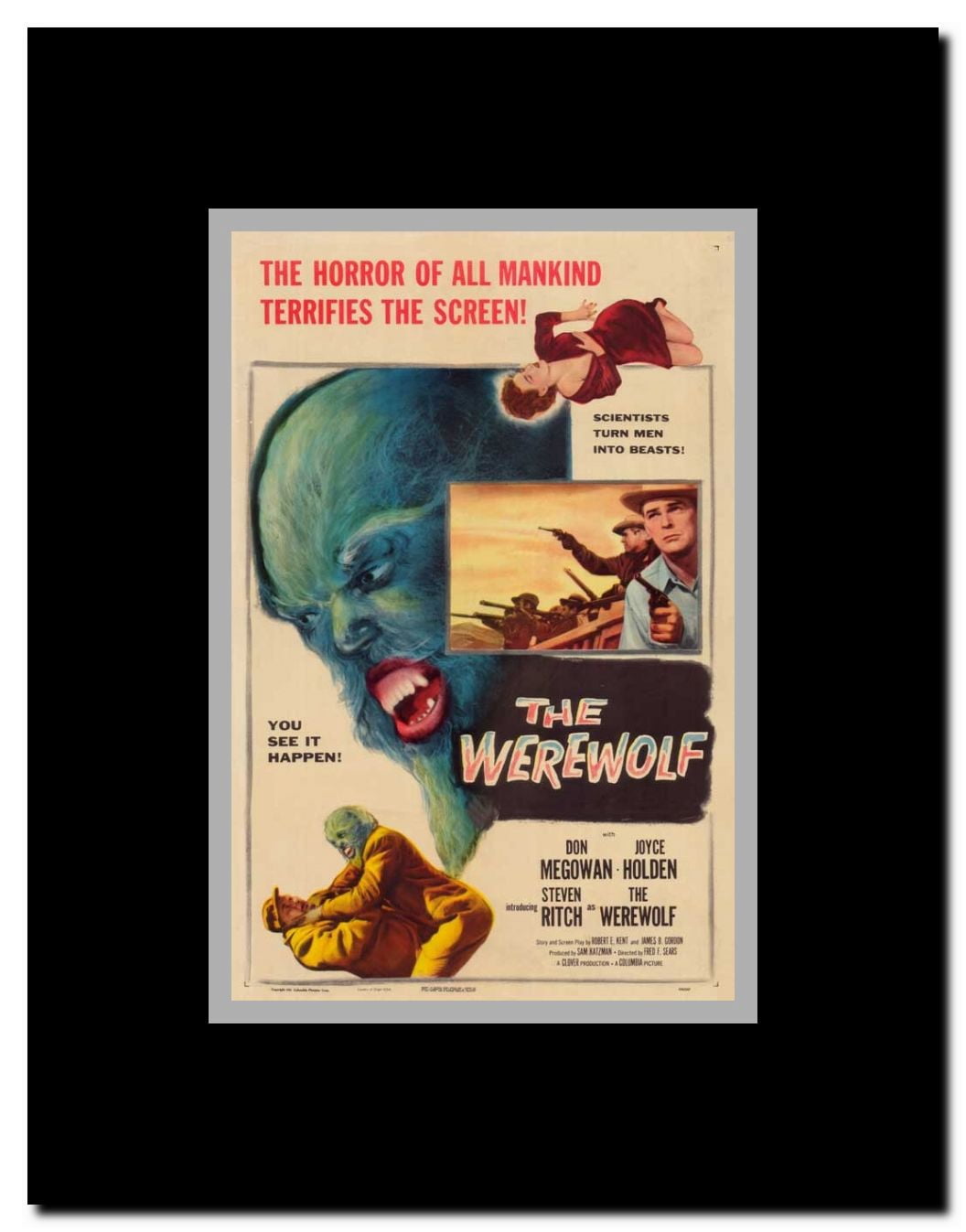 The Werewolf Framed Movie Poster