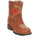 thumbnail image 1 of The Western Shops Kids Girl Floral Sunflower Embroidered Cowgirl Boot, 1 of 5